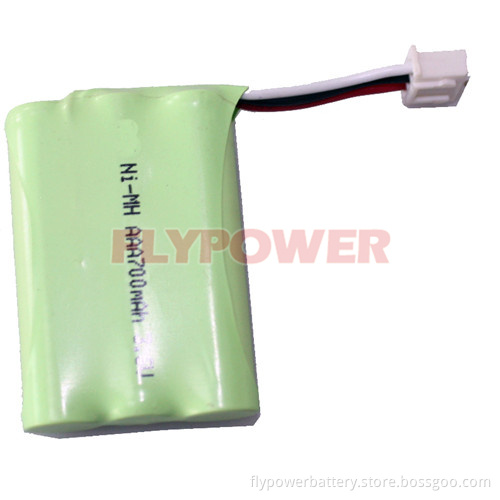 Ni-MH Battery 3.6V AAA700mAh Rechargeable Battery Pack Bt-446 for Cordless Phone (3S of FH-AAA700)